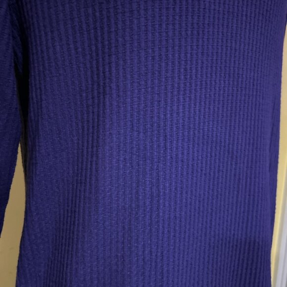 NEW Washington Huskies Colosseum Henley Purple Hoodie Button Sweater Men's L - Picture 6 of 12